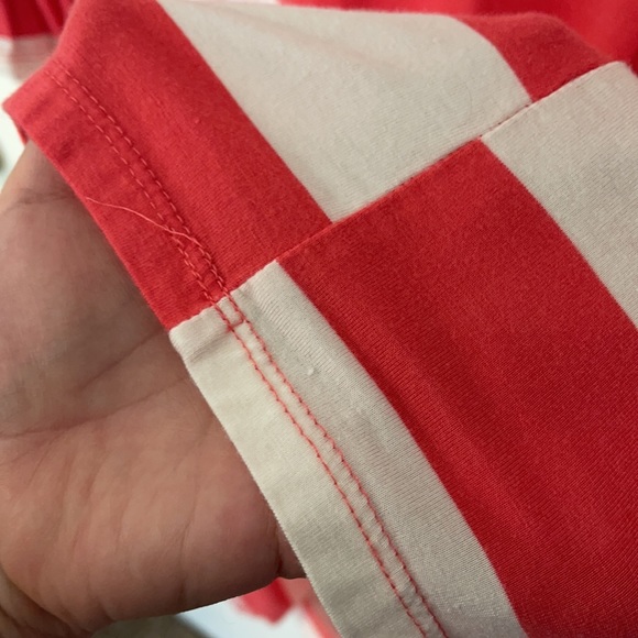 The Zig Zag Stripe pink & white striped tunic/top - Picture 10 of 11